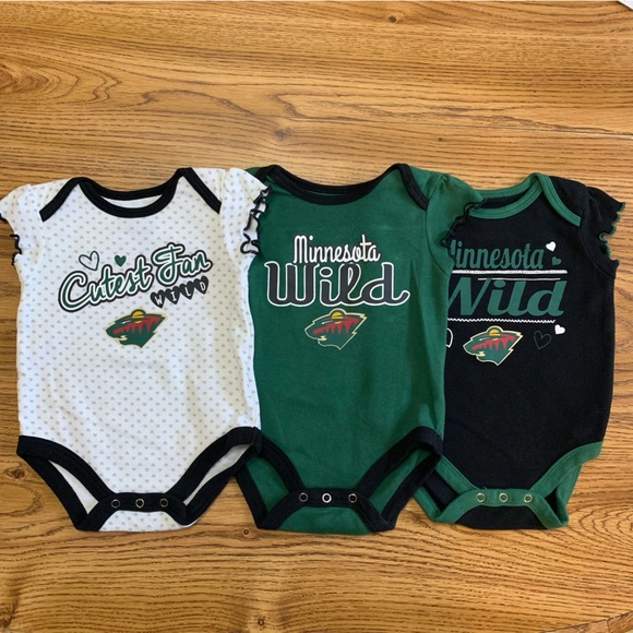 Minnesota Wild onesie bundle baby - Picture 3 of 6